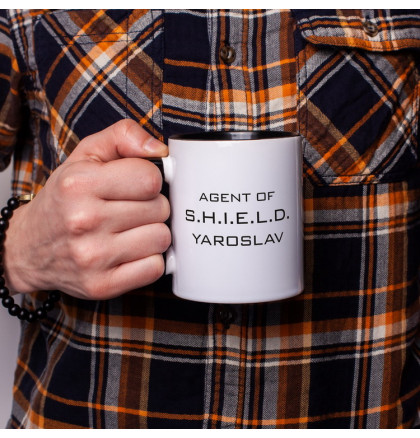 Кружка MARVEL "Agent of shield" персонализированная, фото 3, цена 220 грн